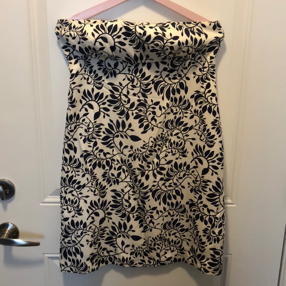 Vineyard Vines navy and cream dress - Picture 1 of 6